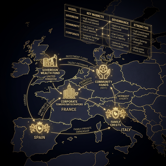 Football Club Ownership Models Across Europe: A Comparison