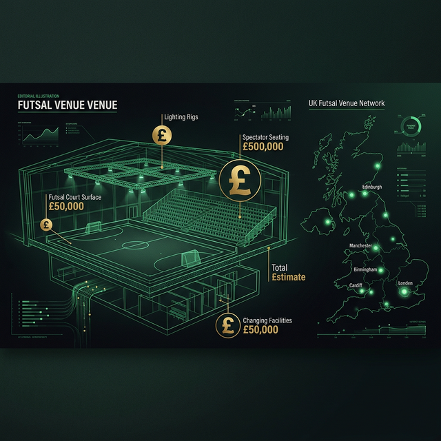Futsal Venue Investment Costs in the UK and Wales