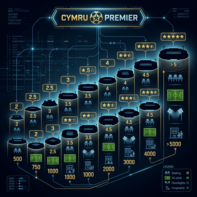 Cymru Premier Stadium Guide: Capacity, Facilities & Ratings 2026