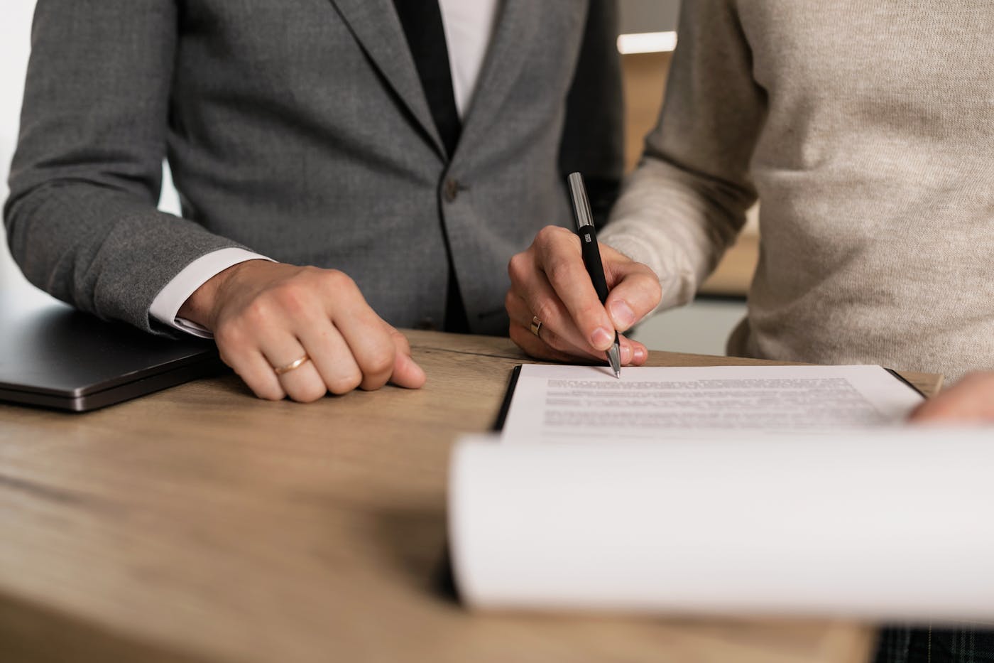 Contract signing and documents